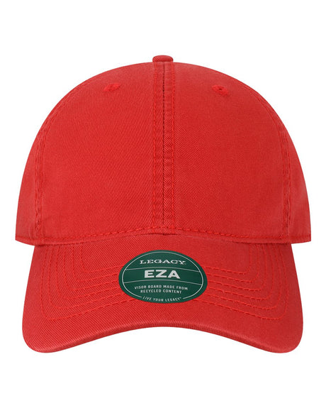 LEGACY Relaxed Twill Dad Hat. EZA - Scarlet