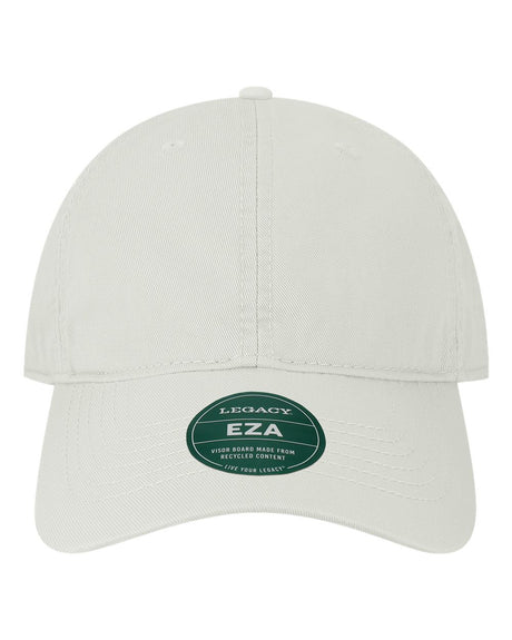 LEGACY Relaxed Twill Dad Hat. EZA - White