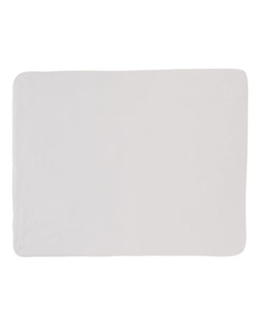 Liberty Bags Sublimation Micro Mink Sherpa Plush Blanket. PSB5060MS - White