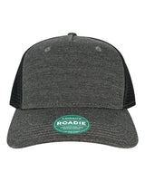LEGACY Five-Panel Adjustable Cap. ROADIE - Black/ Black