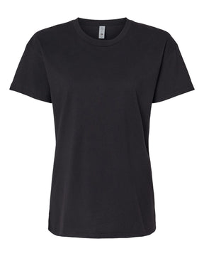 Next Level Women's Cotton Relaxed Tee. 3910 - Black