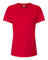 Next Level Women's Cotton Relaxed Tee. 3910 - Red