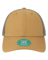LEGACY Lo-Pro Snapback Trucker Cap. LPS - Caramel/ Dark Grey