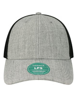 LEGACY Lo-Pro Snapback Trucker Cap. LPS - Heather Grey/ Black