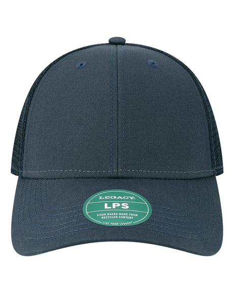 LEGACY Lo-Pro Snapback Trucker Cap. LPS - Navy/ Navy