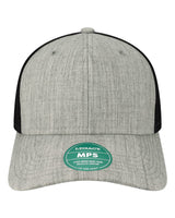 LEGACY Mid-Pro Snapback Trucker Cap. MPS - Melange Grey/ Black