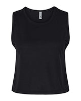 Next Level Women's Festival Crop Tank. 5083 - Black