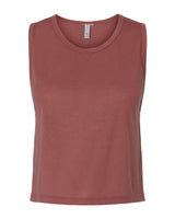 Next Level Women's Festival Crop Tank. 5083 - Smoked Paprika