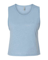 Next Level Women's Festival Crop Tank. 5083 - Stonewash Denim