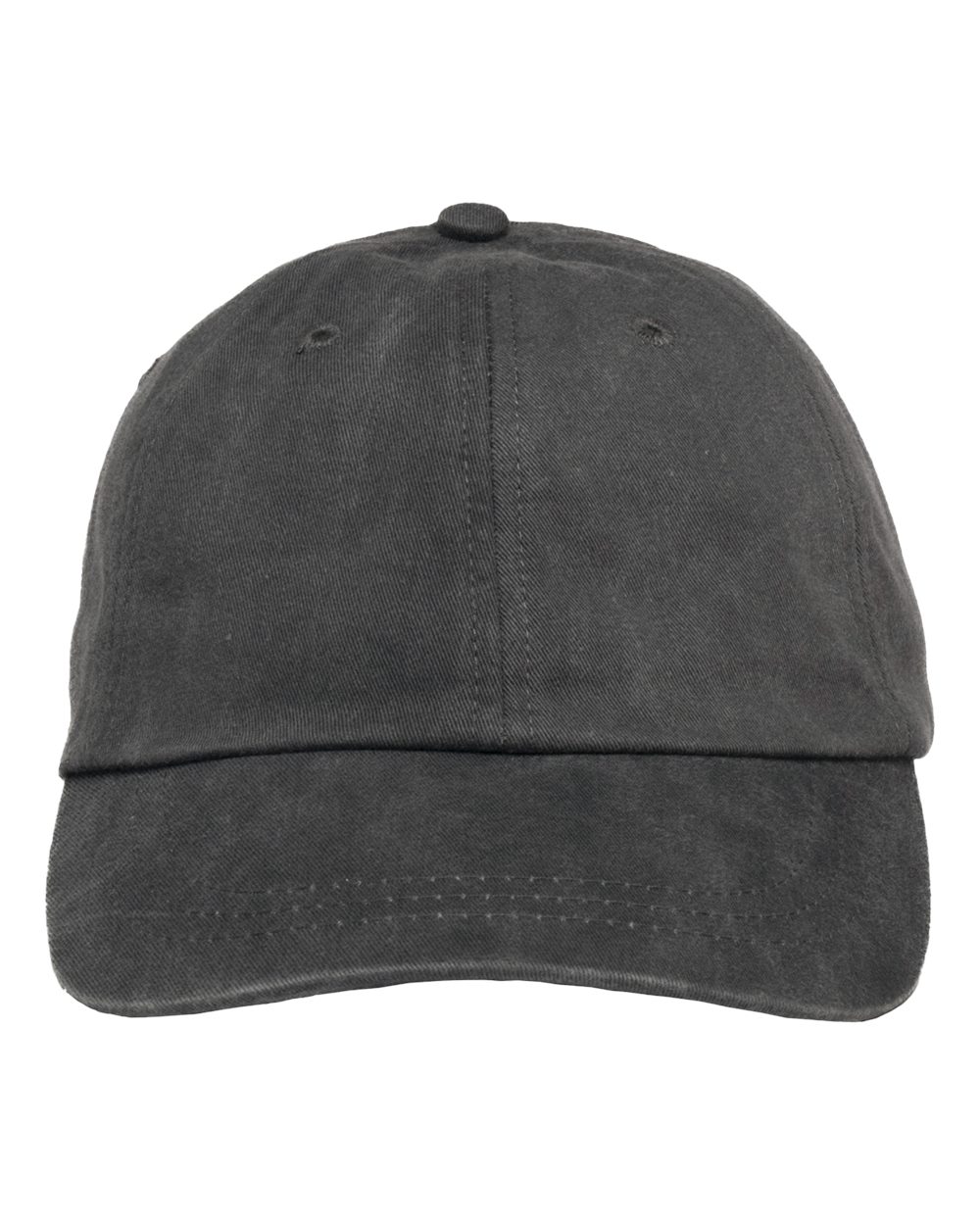 Adams Headwear Optimum Pigment-Dyed Dad Hat. LP101 - Charcoal