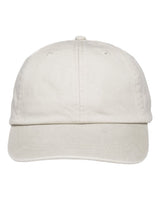 Adams Headwear Optimum Pigment-Dyed Dad Hat. LP101 - Ivory
