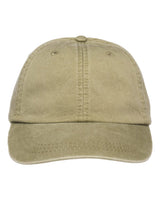 Adams Headwear Optimum Pigment-Dyed Dad Hat. LP101 - Khaki