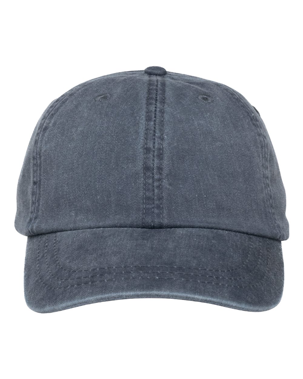 Adams Headwear Optimum Pigment-Dyed Dad Hat. LP101 - Midnight Blue