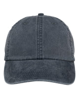 Adams Headwear Optimum Pigment-Dyed Dad Hat. LP101 - Navy