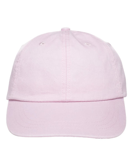 Adams Headwear Optimum Pigment-Dyed Dad Hat. LP101 - Pale Pink
