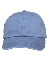 Adams Headwear Optimum Pigment-Dyed Dad Hat. LP101 - Periwinkle