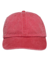 Adams Headwear Optimum Pigment-Dyed Dad Hat. LP101 - Poppy