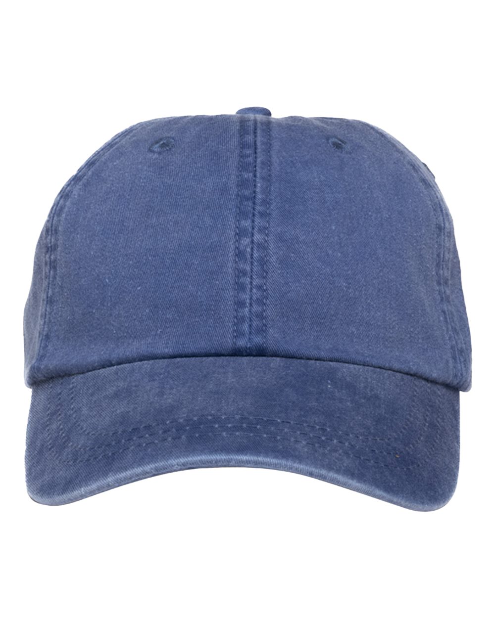 Adams Headwear Optimum Pigment-Dyed Dad Hat. LP101 - Royal