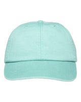 Adams Headwear Optimum Pigment-Dyed Dad Hat. LP101 - Seafoam