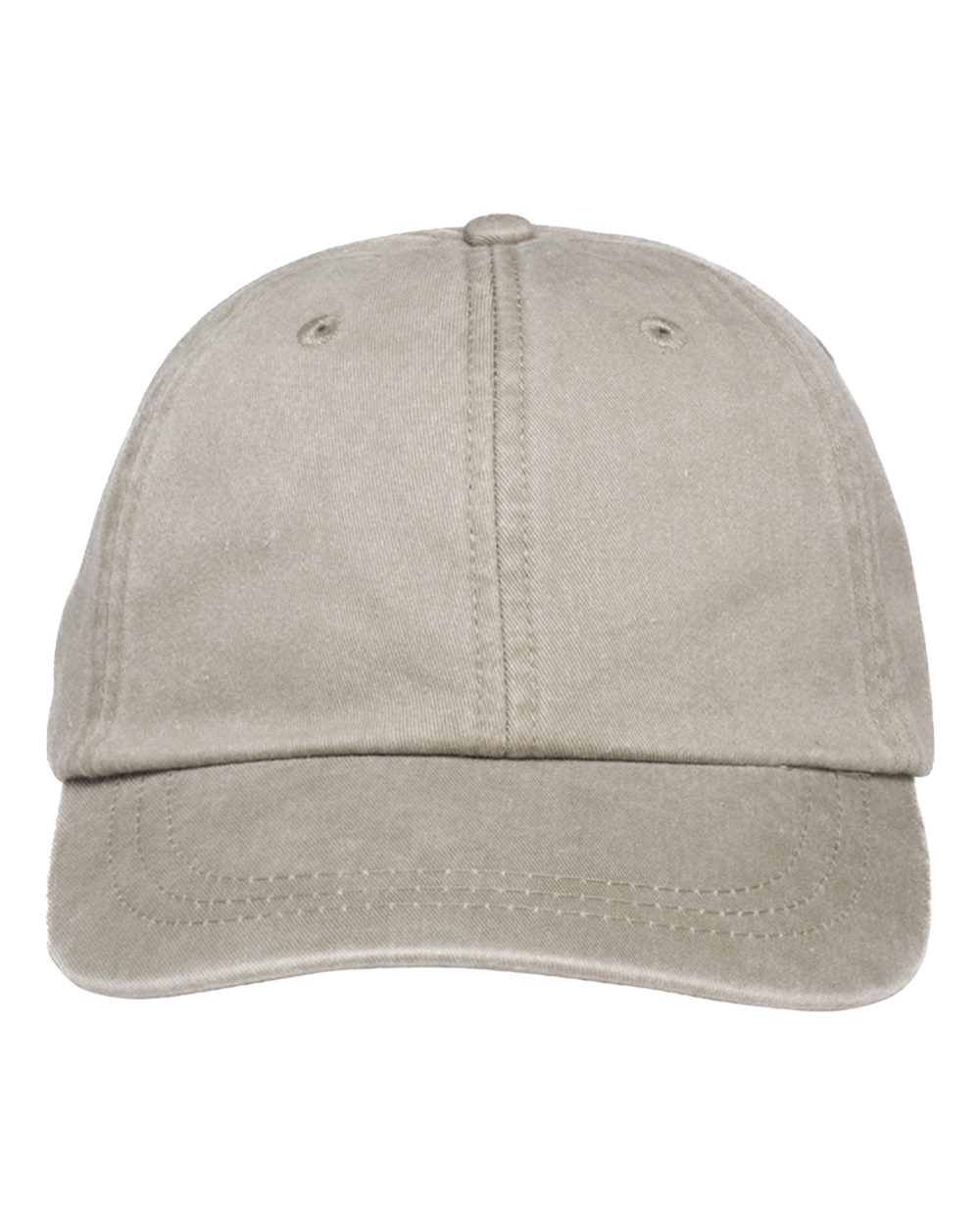 Adams Headwear Optimum Pigment-Dyed Dad Hat. LP101 - Stone