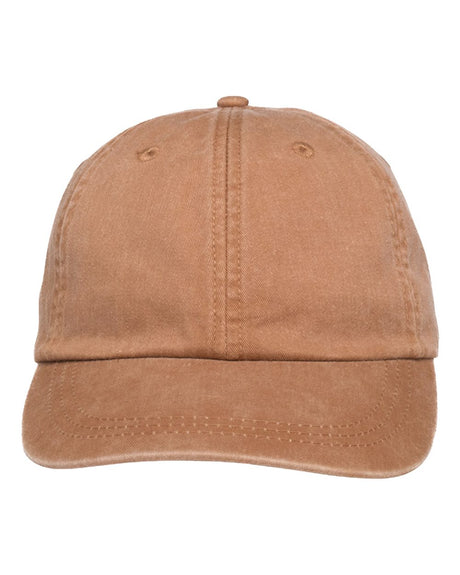 Adams Headwear Optimum Pigment-Dyed Dad Hat. LP101 - Terracotta