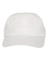 Adams Headwear Optimum Pigment-Dyed Dad Hat. LP101 - White