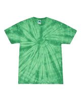 Colortone Unisex Multi-Color Tie-Dyed T-Shirt. 1000 - Spider Kelly