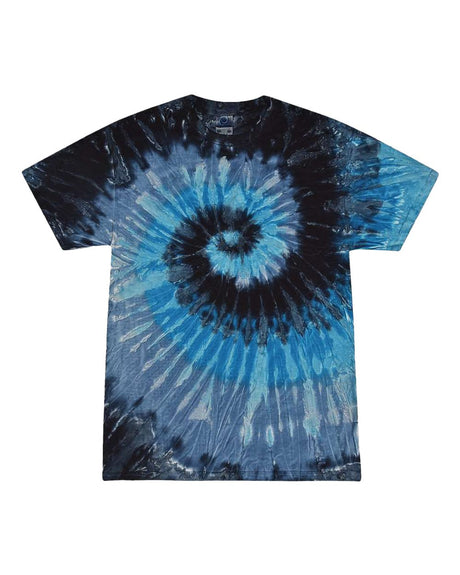 Colortone Youth Multi-Color Tie-Dyed T-Shirt. 1000Y - Evening Sky