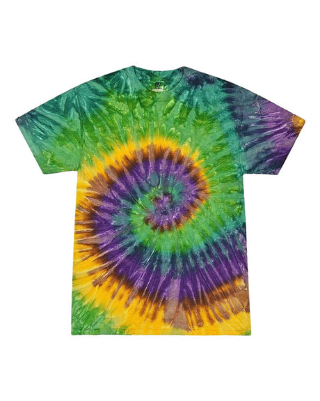 Colortone Youth Multi-Color Tie-Dyed T-Shirt. 1000Y - Mardi Gras