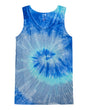 Colortone Unisex Tie-Dyed Tank Top. 3500 - Blue Jerry