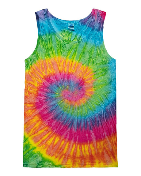 Colortone Unisex Tie-Dyed Tank Top. 3500 - Saturn