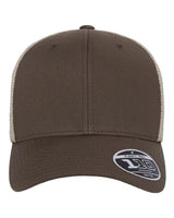 Flexfit 110® Mesh-Back Cap. 110M - Brown/ Khaki