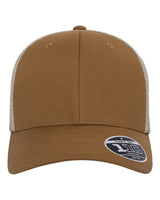 Flexfit 110® Mesh-Back Cap. 110M - Caramel/ Khaki