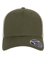 Flexfit 110® Mesh-Back Cap. 110M - Olive/ Khaki