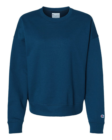 Champion Women's Powerblend® Crewneck Sweatshirt. SL650 - Late Night Blue