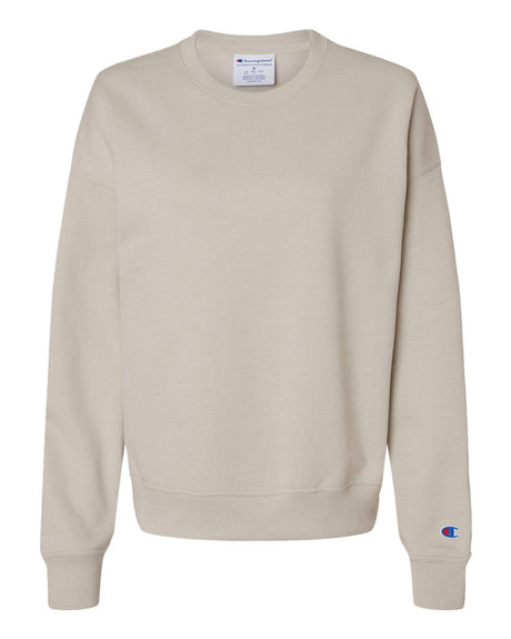 Champion Women's Powerblend® Crewneck Sweatshirt. SL650 - Sand