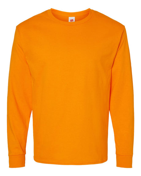 Hanes Unisex Essential-T Long Sleeve T-Shirt. 5286 - Tennessee Orange