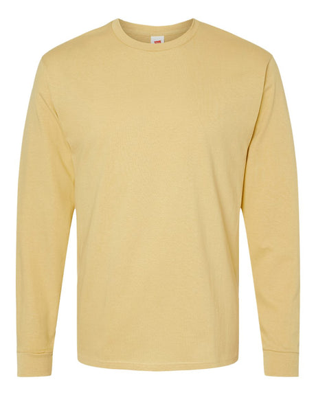 Hanes Unisex Essential-T Long Sleeve T-Shirt. 5286 - Athletic Gold