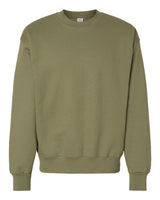 Hanes Unisex Ultimate Cotton® Crewneck Sweatshirt. F260 - Oregano