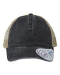 Infinity Her Women's Washed Mesh-Back Cap. TESS - Black/ Leopard