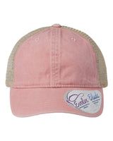 Infinity Her Women's Washed Mesh-Back Cap. TESS - Dusty Pink/ Floral