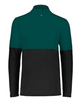 Holloway Men's Momentum Team Quarter-Zip Pullover. 223500 - Black/ Dark Green