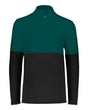 Holloway Men's Momentum Team Quarter-Zip Pullover. 223500 - Black/ Dark Green