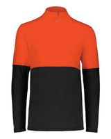 Holloway Men's Momentum Team Quarter-Zip Pullover. 223500 - Black/ Orange