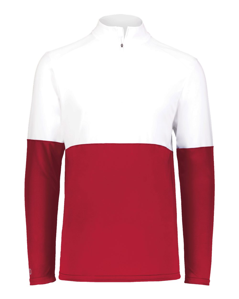 Holloway Youth Momentum Team Quarter-Zip Pullover. 223600 - Scarlet/ White