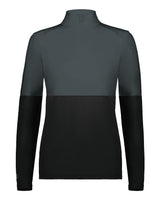 Holloway Women's Momentum Team Quarter-Zip Pullover. 223700 - Black/ Iron