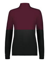 Holloway Women's Momentum Team Quarter-Zip Pullover. 223700 - Black/ Maroon