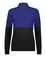 Holloway Women's Momentum Team Quarter-Zip Pullover. 223700 - Black/ Purple