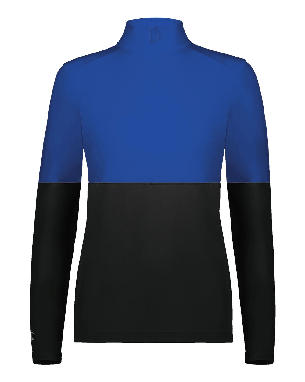 Holloway Women's Momentum Team Quarter-Zip Pullover. 223700 - Black/ Royal