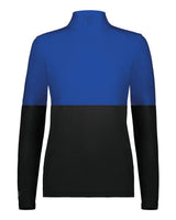 Holloway Women's Momentum Team Quarter-Zip Pullover. 223700 - Black/ Royal